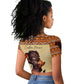 Love Africa Raglan Cropped T shirt - Personalized Beautiful Black Girl