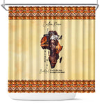 Love Africa Shower Curtain - Personalized Beautiful Black Girl