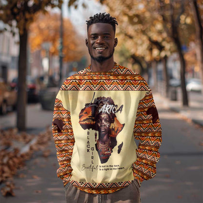 Love Africa Sweatshirt - Personalized Beautiful Black Girl