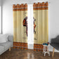 Love Africa Window Curtain - Personalized Beautiful Black Girl
