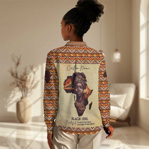 Love Africa Women Casual Shirt - Personalized Beautiful Black Girl DT02