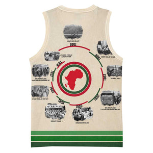 Black History Milestones - African Timeline Basketball Jersey - African Pride