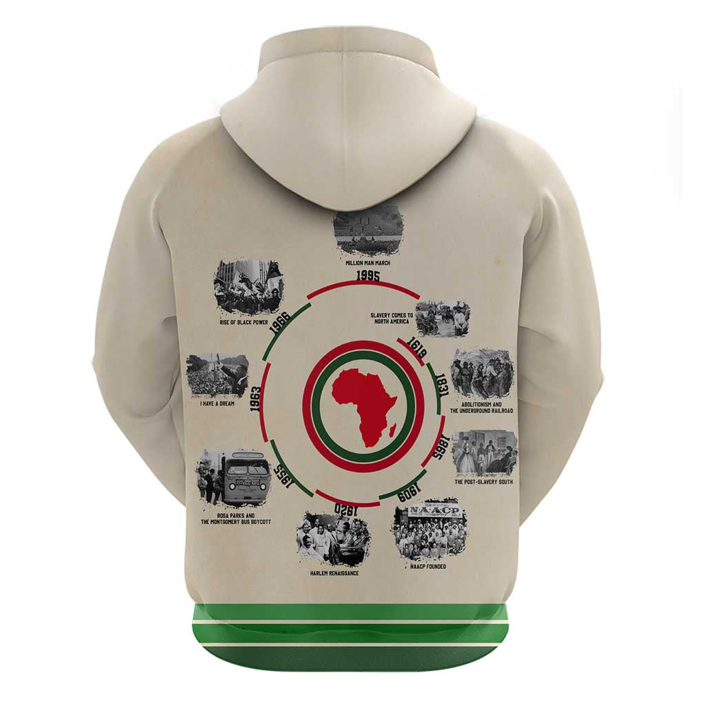 Black History Milestones - African Timeline Hoodie