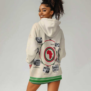 Black History Milestones - African Timeline Hoodie Dress