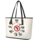 Black History Milestones - African Timeline Leather Tote Bag