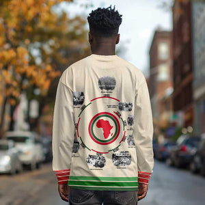 Black History Milestones - African Timeline Long Sleeve Shirt DT02