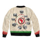 Black History Milestones - African Timeline Sleeve Zip Bomber Jacket
