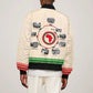Black History Milestones - African Timeline Sleeve Zip Bomber Jacket