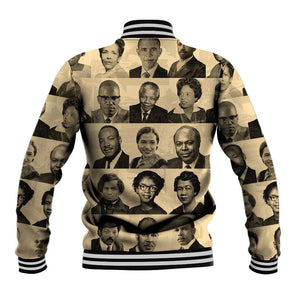 Civil Rights Leaders Baseball Jacket African-American DT02
