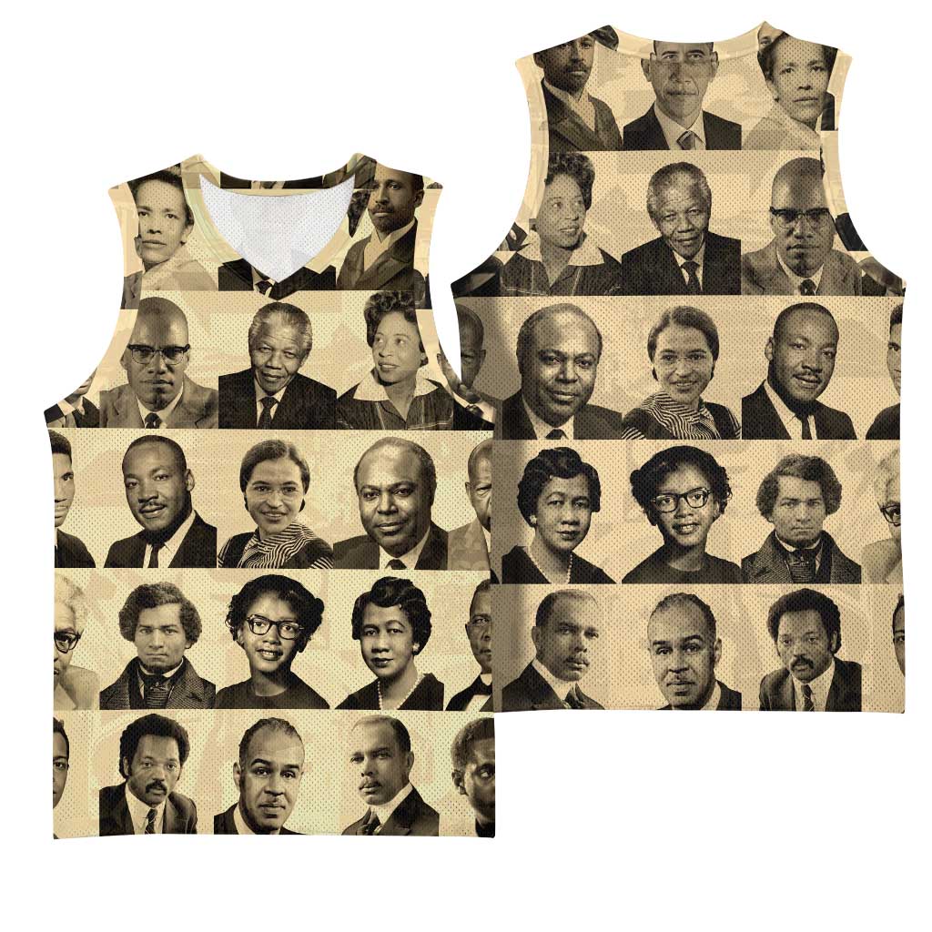 Civil Rights Leaders Basketball Jersey African-American - African Pride