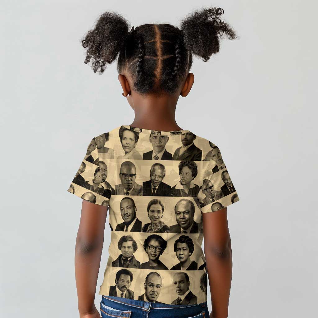 Civil Rights Leaders Kid T shirt African-American