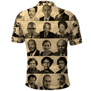 Civil Rights Leaders Polo Shirt African-American