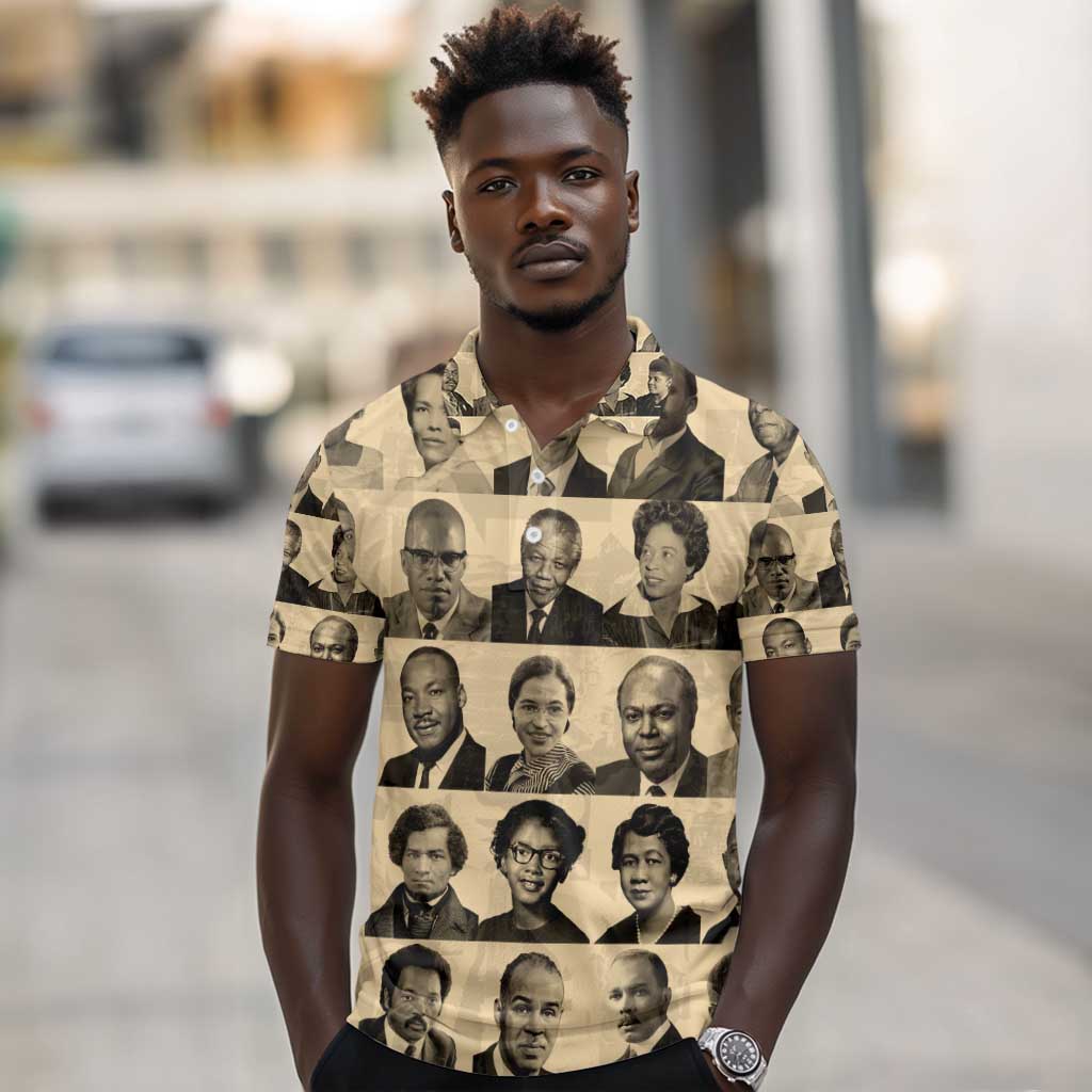 Civil Rights Leaders Polo Shirt African-American