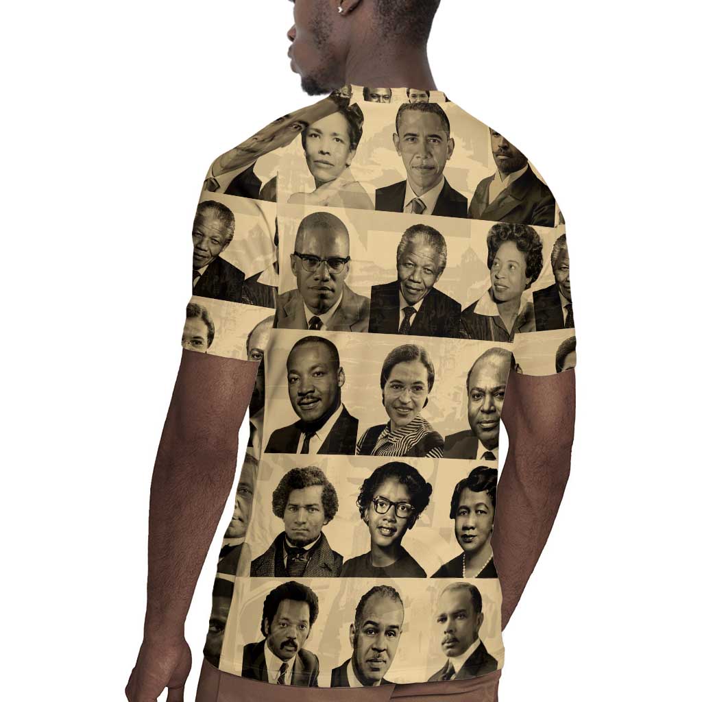 Civil Rights Leaders Rugby Jersey African-American