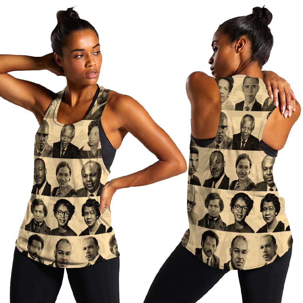 Civil Rights Leaders Women Racerback Tank African-American