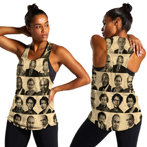 Civil Rights Leaders Women Racerback Tank African-American
