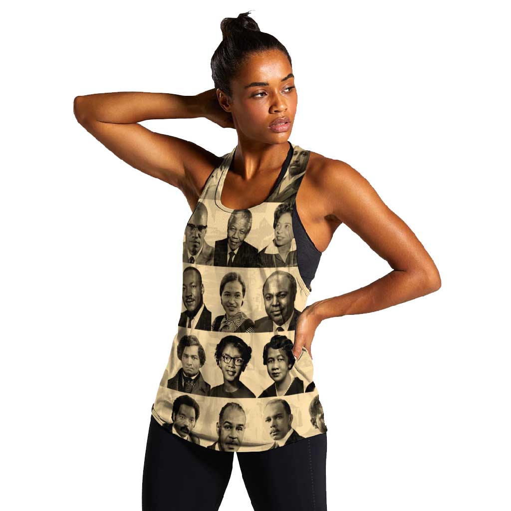 Civil Rights Leaders Women Racerback Tank African-American