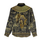 Egypt Pharaoh Women Casual Shirt Egyptian Hieroglyphs and Symbols DT02