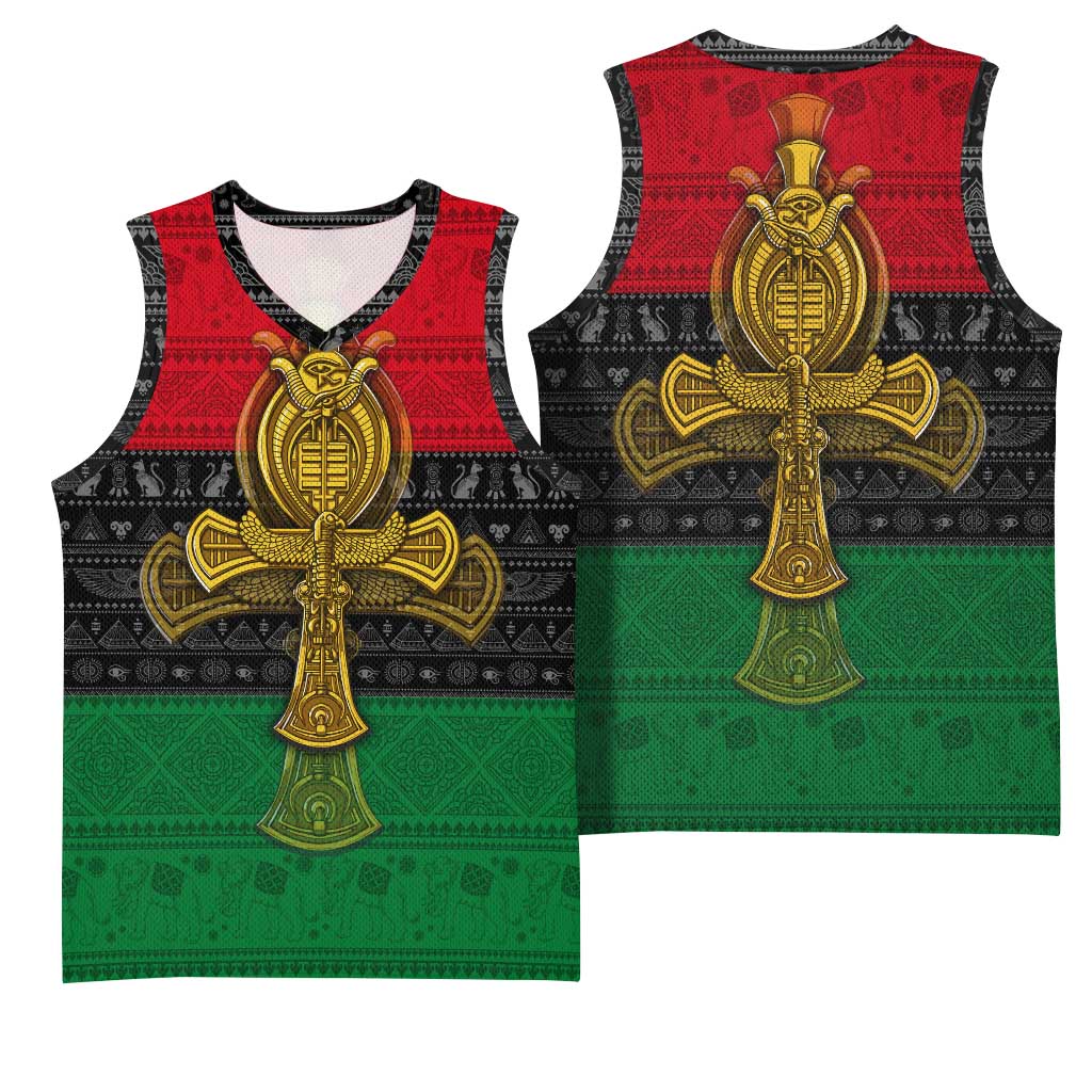Pan African Ankh Basketball Jersey - African Pride