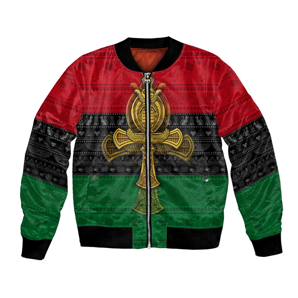 Pan African Ankh Bomber Jacket