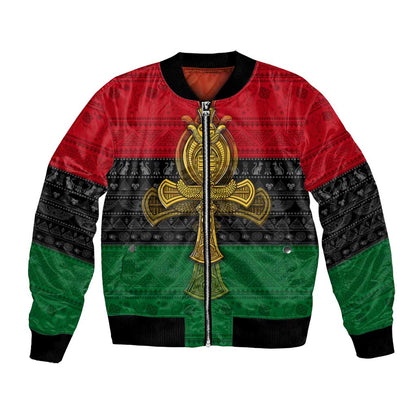 Pan African Ankh Bomber Jacket