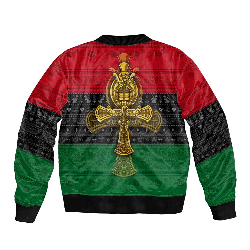 Pan African Ankh Bomber Jacket