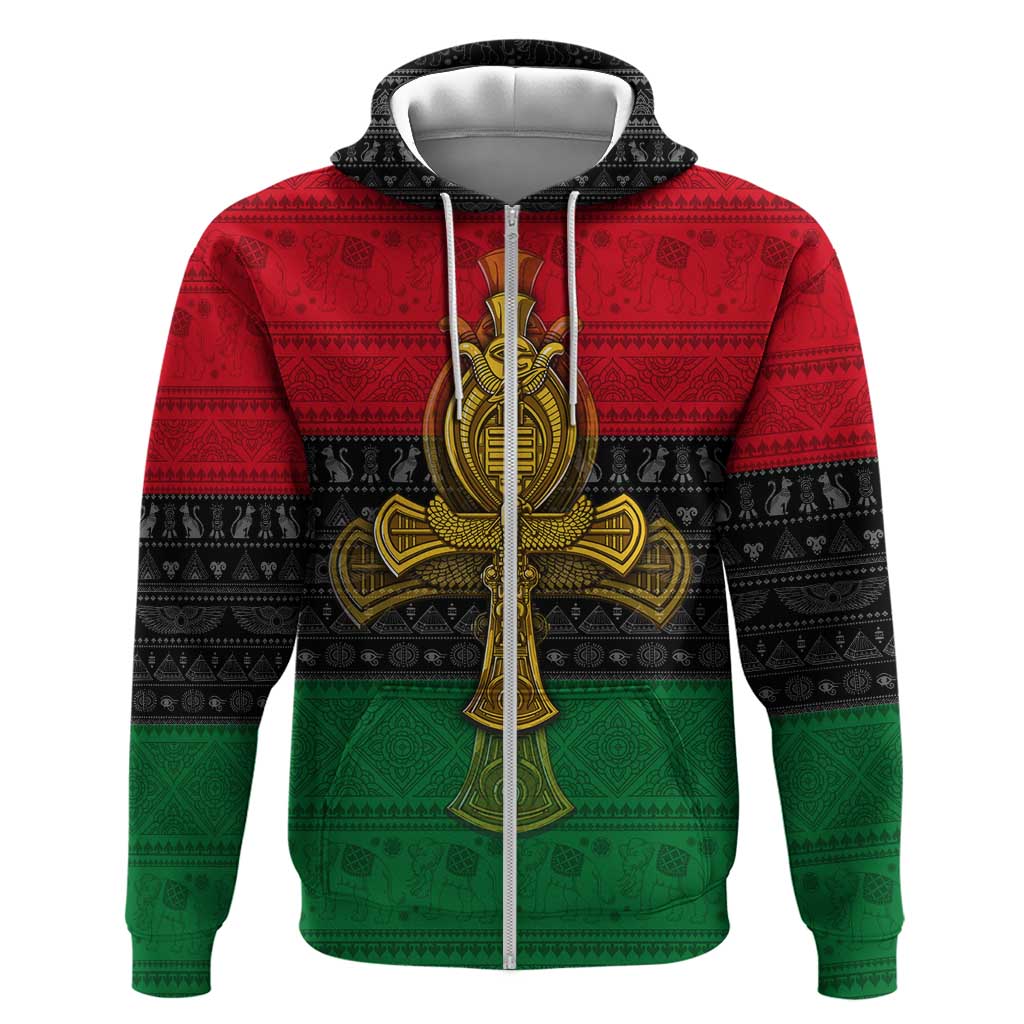 Pan African Ankh Hoodie