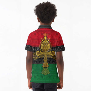 Pan African Ankh Kid Polo Shirt