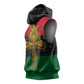 Pan African Ankh Sleeveless Hoodie - African Pride