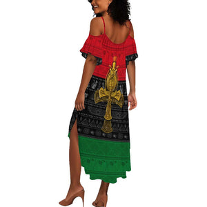 Pan African Ankh Summer Maxi Dress