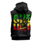 Reggae One Love Sleeveless Hoodie African - African Pride