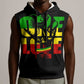 Reggae One Love Sleeveless Hoodie African - African Pride