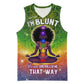 I'm Blunt African Basketball Jersey Black Women Mandala DT02