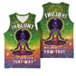 I'm Blunt African Basketball Jersey Black Women Mandala - African Pride
