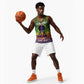 I'm Blunt African Basketball Jersey Black Women Mandala - African Pride