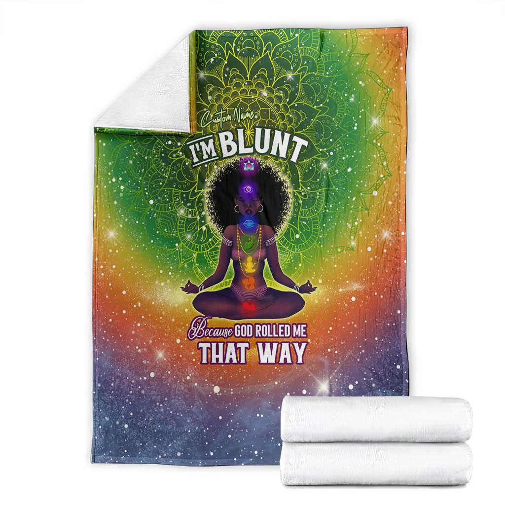 I'm Blunt African Blanket Black Women Mandala