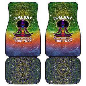 I'm Blunt African Car Mats Black Women Mandala