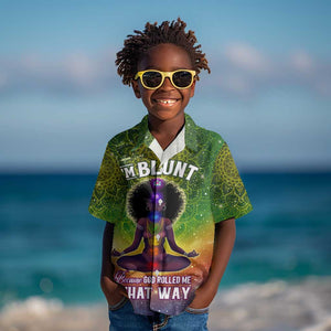 I'm Blunt African Kid Hawaiian Shirt Black Women Mandala