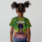 I'm Blunt African Kid T shirt Black Women Mandala