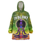 I'm Blunt African KId Wearable Blanket Hoodie Black Women Mandala