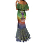I'm Blunt African Mermaid Dress Black Women Mandala