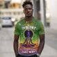 I'm Blunt African Polo Shirt Black Women Mandala