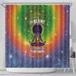 I'm Blunt African Shower Curtain Black Women Mandala