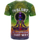 I'm Blunt African T shirt Black Women Mandala