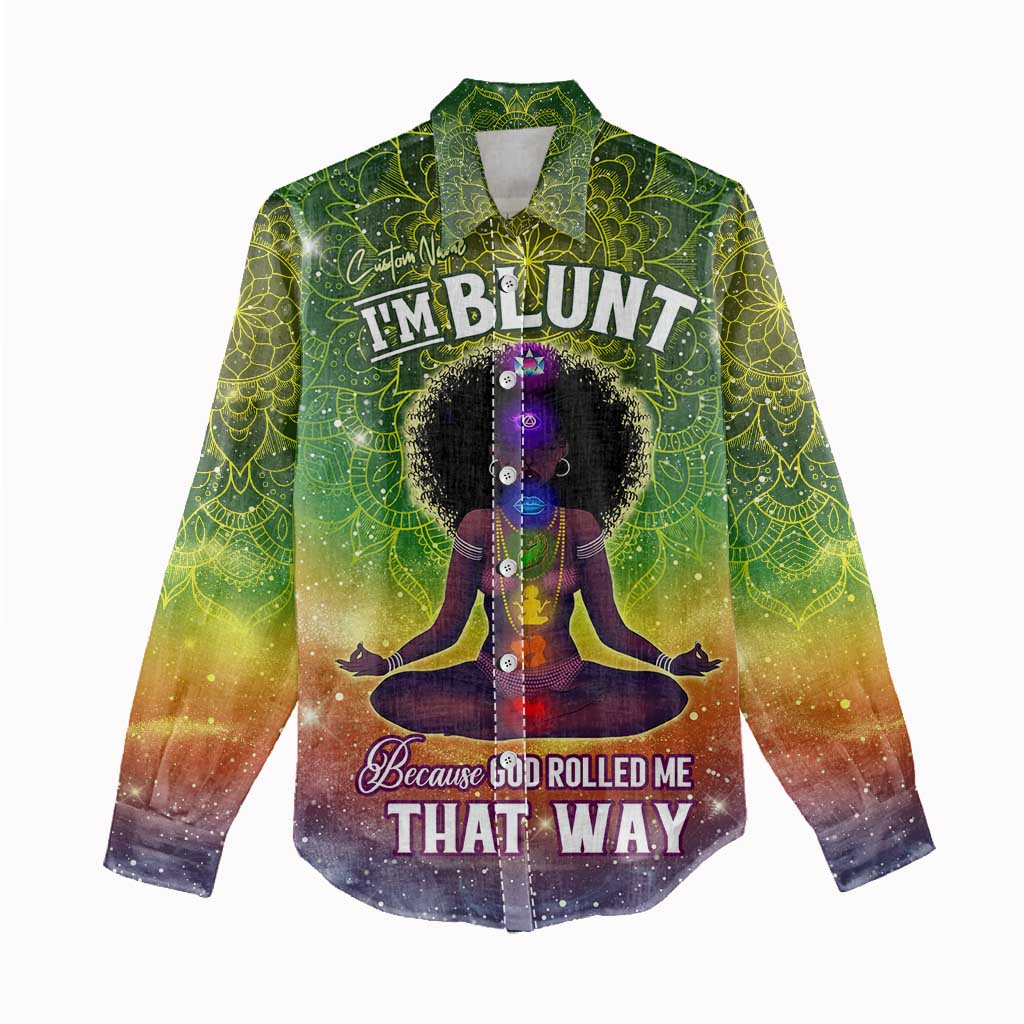 I'm Blunt African Women Casual Shirt Black Women Mandala DT02