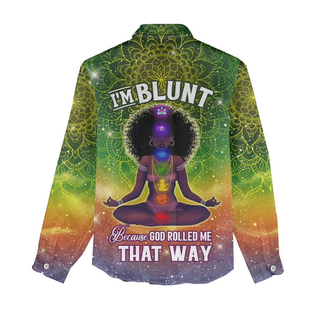 I'm Blunt African Women Casual Shirt Black Women Mandala DT02
