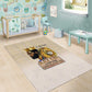 Lion Black King Area Rug African Heritage