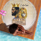 Lion Black King Beach Blanket African Heritage
