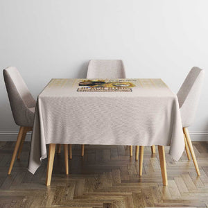Lion Black King Tablecloth African Heritage