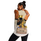 Lion Black King Women Racerback Tank African Heritage